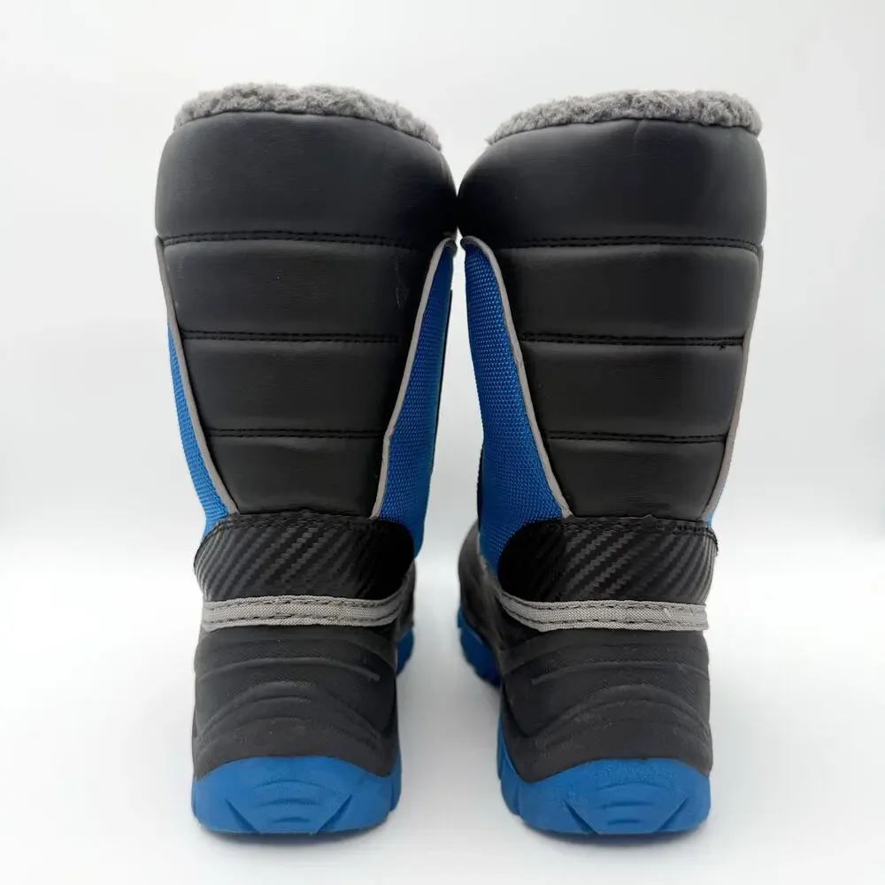 Kamik Kids Luke 3 Snow Boots US 5 EU 37 Blue Waterproof Insulated EUC